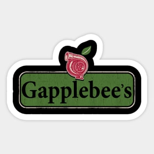 Vintage Gapplebee's Drag Racing Sticker